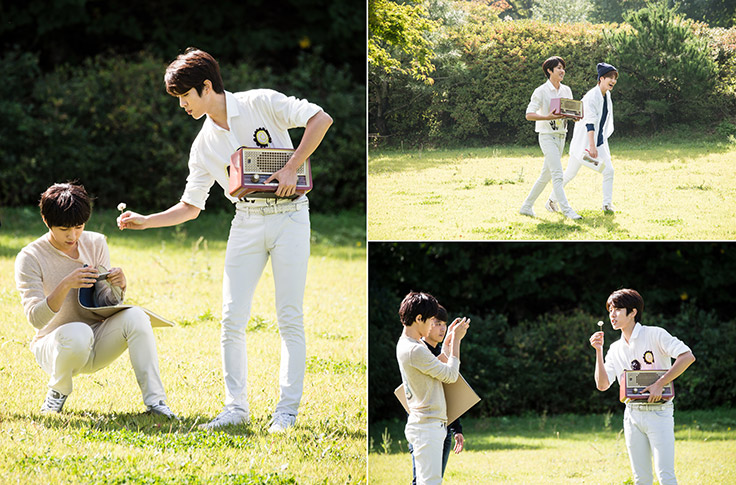 L transforms into a photographer, Sungyeol into a model